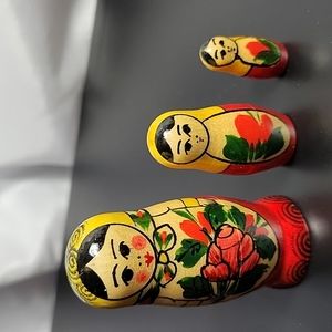 3 piece Matryoshka Russian Nesting Dolls